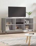 vidaXL ТB шкаф сив сонома 1035x30x50 см инженерно дърво