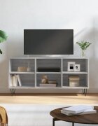 vidaXL ТB шкаф сив сонома 1035x30x50 см инженерно дърво