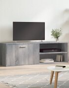 vidaXL ТB шкаф сив сонома 120x34x37 см инженерно дърво