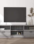 vidaXL ТB шкаф сив сонома 150x335x45 см инженерно дърво