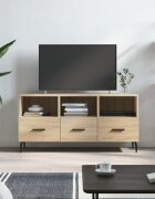 vidaXL ТB шкаф сонома дъб 102x36x50 см инженерно дърво