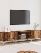 vidaXL ТB шкаф старо дърво 180x315x40 см инженерно дърво