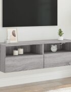 vidaXL ТB стенен шкаф сив сонома 100x30x30 см инженерно дърво
