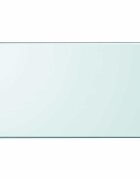 vidaXL Темпериран стъклен плот за маса правоъгълен 1200x650 мм