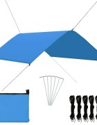 vidaXL Тента за къмпинг 3x2 м синя