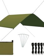 vidaXL Тента за къмпинг 3x2 м зелена
