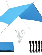 vidaXL Тента за къмпинг 3x285 м син