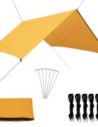 vidaXL Тента за къмпинг 3x285 м жълта
