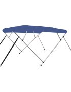 vidaXL Тента за лодка 4 дъги синя 243x180x137 см