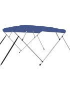 vidaXL Тента за лодка 4 дъги синя 243x210x137 см
