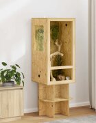 vidaXL Терариум Кафяво 50 x 50 x 100 cm ОСБ