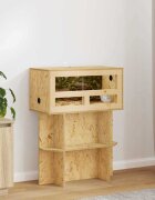 vidaXL Терариум Кафяво 60 x 30 x 30 cm ОСБ
