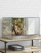 vidaXL Терариум със съхранение Прозрачен 60 x 40 x 40 см Стъкло