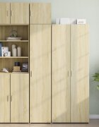 vidaXL Тесен шкаф сонома дъб 40x425x225 см инженерно дърво