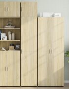 vidaXL Тесен шкаф сонома дъб 45x425x225 см инженерно дърво