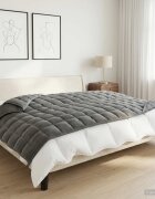 vidaXL Тежко одеяло Антрацит 120 x 180 cm 9 kg 100% Памук 205T