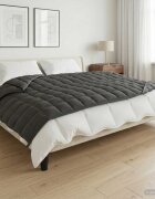 vidaXL Тежко одеяло Антрацит 150 x 200 cm 11 kg 100% Памук 205T