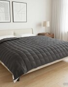 vidaXL Тежко одеяло Антрацит 220 x 240 cm 11 kg 100% Памук 205T