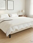 vidaXL Тежко одеяло Бяло 120 x 180 cm 5 kg 100% Памук 205T