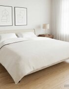 vidaXL Тежко одеяло Бяло 200 x 220 cm 13 kg 100% Памук 205T
