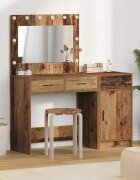 vidaXL Тоалетка 2 бр. Кафяво 40 x 41 x 75 см Инженерна дървесина