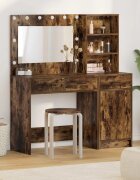 vidaXL Тоалетка 2 бр. Кафяво 785 x 41 x 135 см Инженерна дървесина