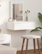 vidaXL Тоалетка Бяло 60 x 40 x 70 см Инженерна дървесина