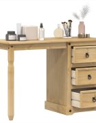 vidaXL Тоалетка Corona 110x47x75 см бор масив