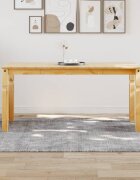 vidaXL Тоалетка Corona 160x80x75 см бор масив
