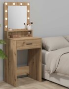 vidaXL Тоалетка Дъб 50 x 41 x 135 см Инженерна дървесина