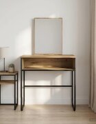 vidaXL Тоалетка Дъб артизан 81 x 40 x 131 см Инженерна дървесина