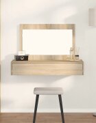 vidaXL Тоалетка Кафяво 100 x 40 x 70 см Инженерна дървесина