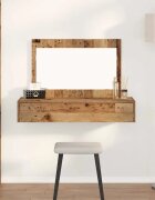 vidaXL Тоалетка Кафяво 100 x 40 x 70 см Инженерна дървесина