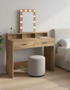 vidaXL Тоалетка Кафяво 100 x 41 x 140 см Инженерна дървесина