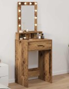 vidaXL Тоалетка Кафяво 50 x 41 x 140 см Инженерна дървесина