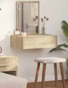 vidaXL Тоалетка Кафяво 60 x 40 x 70 см Инженерна дървесина