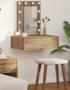 vidaXL Тоалетка Кафяво 60 x 40 x 70 см Инженерна дървесина