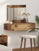vidaXL Тоалетка Кафяво 83 x 40 x 70 см Инженерна дървесина