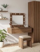 vidaXL Тоалетка Кафяво 83 x 40 x 70 см Инженерна дървесина