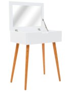 vidaXL Тоалетка с огледало МДФ 60x40x75 см