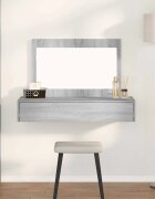 vidaXL Тоалетка Сив 100 x 40 x 70 см Инженерна дървесина