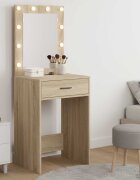 vidaXL Тоалетка Сонома дъб 50 x 41 x 135 см Инженерна дървесина