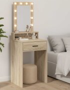 vidaXL Тоалетка Сонома дъб 50 x 41 x 135 см Инженерна дървесина