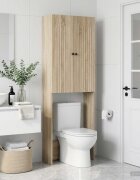 vidaXL Тоалетна Шкаф ALKMAAR Дъб сонома 66 x 255 x 190 см