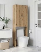 vidaXL Тоалетна Шкаф BREDA Дъб артизан 66 x 255 x 190 см