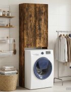 vidaXL Тоалетна Шкаф EDE Опушен дъб 66 x 255 x 190 см