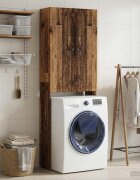 vidaXL Тоалетна Шкаф EDE Старо дърво 66 x 255 x 190 см