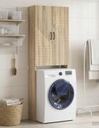vidaXL Тоалетна Шкаф HAARLEM Дъб сонома 66 x 255 x 190 см