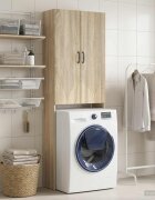 vidaXL Тоалетна Шкаф HOORN Дъб сонома 66 x 255 x 190 см