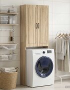 vidaXL Тоалетна Шкаф UTRECHT Дъб сонома 66 x 255 x 190 см